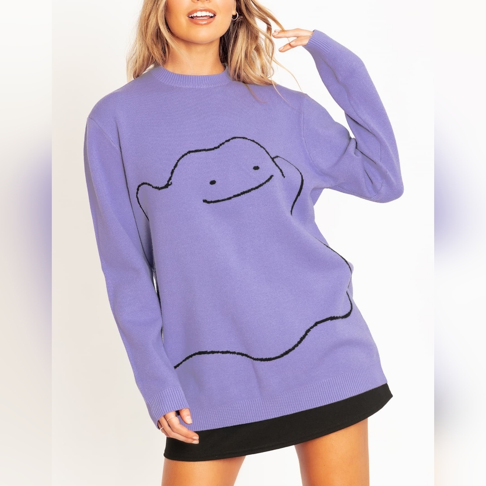 Blackmilk Pokemon Ditto M/L Sweater